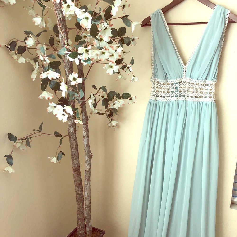 Beautiful light blue gown